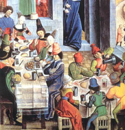 La taverna nel Medioevo