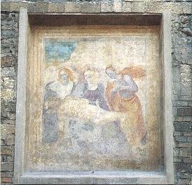 L'affresco della deposizione